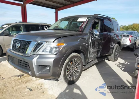2020 Nissan Armada Sl 2Wd из США, поврежденный, VIN JN8AY2ND8L9110268